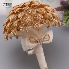 Luxurious Rhinestone Bouquet in Hand Wedding Bride Bouquet Hand Wedding Bouquet