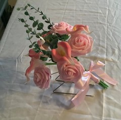 Rose and calla lily bridal bouquet…you choose color
