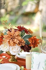 Artificial Flowers for DIY Wedding 11″ x 10″ x 2.25″ Rustic Terracotta