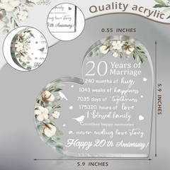 Wedding Gift for 15.1 x x 1.4 cm / 5.9 x x 0.55 inches, transparent