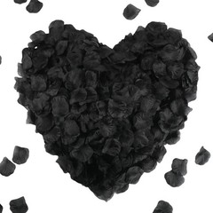 2200 PCS Elegant Black Rose Petals – Romantic Flower Decorations for All Events