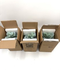 Seirai Living Co. Green (Qty 3), 8″ Artificial Faux Succulent Plants Pots, NIB