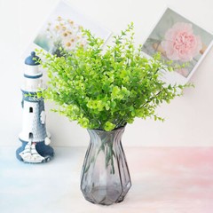 US 5pcs Faux Greenery Eucalyptus Artificial Plant Perfect for Home/ Garden Decor
