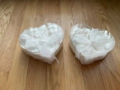 NEW Lot of 2 Boxes Pier 1 Imports Faux Rose Petals Red(2) White(4) Wedding Decor