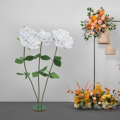 Giant Artificial Flowers Giant Rose for Decorations Artificial Flowers with Base
