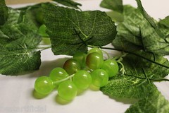 Best Artificial 180cm 6ft Ivy Green Grape Garland Hanging Fruit Vine String