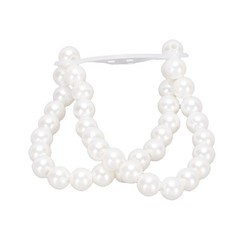 10 Pcs Pearl Wrist Corsage Bracelet Elegant White Pearl Elastic Wedding Band