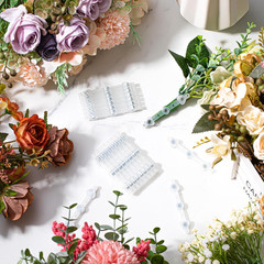 60 Pairs Floral Boutonniere Magnets Small Corsage Fix Boutonniere Magnets Corsag