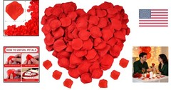 Fade-Resistant 1200 PCS Silk Rose Petals – Elegant Decoration for All Occasions