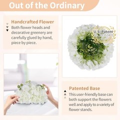 Flower Balls for Centerpieces Wedding: 10 Pcs 11.8 11.8″ Diam – 10 PCS White