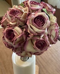 Handmade Gorgeous Large Millinery Paper Rose Bouquet