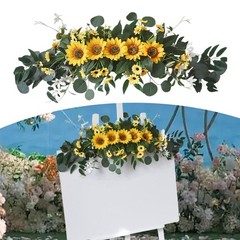 Wedding Arch Flower Artificial Flowers Decoration Welcome Sign