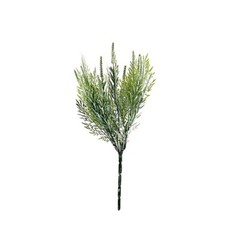 2 Frosted Green 15″ Faux Sagebrush Artificial Leaves Greenery Stems Party Events