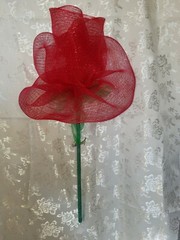 Valentine’s Day birthday anniversary gift Giant mesh rose