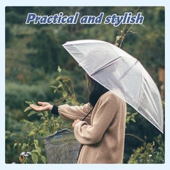 Elegant Clear Umbrella Set – 39.38″ Canopy, Lightweight & Perfect for Dating