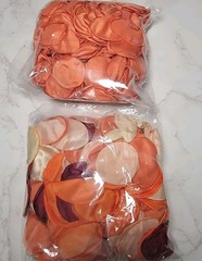 930 Pieces Artificial Rose Petals Burnt Orange/Terracotta + Mixed Colors