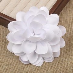 Big Flower Pins for Clothes Fabric Rose Flower Brooches for Women Large Delic…