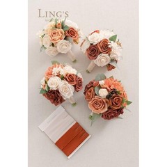 Bridesmaid Bouquet Artificial Flowers Wedding Decoration Tossing Props Ceremony