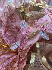 Pink flower bouquet sweet 16 quinceañera party occasions *good condition*