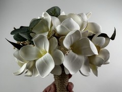 Faux Magnolia Bridal Bouquet Flowers – Wedding Flowers