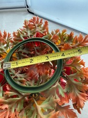 2 Pcs Spring Floral Candle Rings Wreaths for Pillars Home Table Window Deco