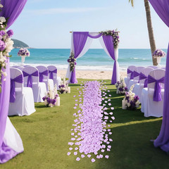 1000 Pcs Rose Petals Artificial Silk Flower Petals Romantic Decorations for Wedd