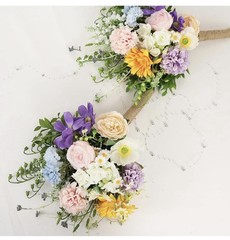 Wedding Bouquets for Bride – Roses Flower Bouquets for Wedding or Centerpieces