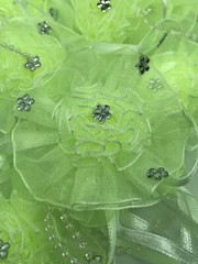 Organza Flower With Rhinestones Weddings Party’s Special Occasion Favors