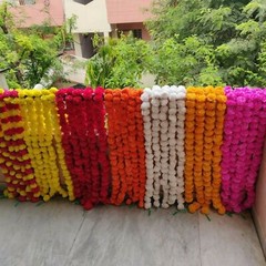 Indian Garlands Gift flowers Marigold Wholesale Lot Marigold Wedding Decor