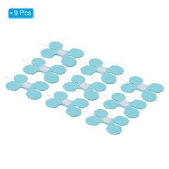 9.8ft Four-Leaf Garland, 9 Pack Tissue Paper Hanging Flower, Mint Green