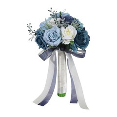 Elegant Artificial Rose Flower Wedding Bouquet Bride Bridesmaid Handheld Flower