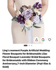 Lings Moments Wedding Bouquet Flowers