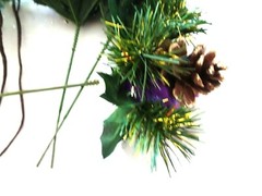 7 PCS Artificial Silk Fake Real Flower Stems-Magnolia/Roses/Picks-NEW