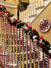 Indian Decoration Wedding Gralands Pom Pom Strings Home Event Artificial 20pcs