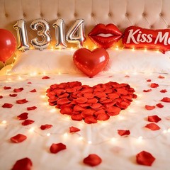 1200 PCS Artificial Silk Rose Petals Decoration for Romantic Night, Wedding, Eve