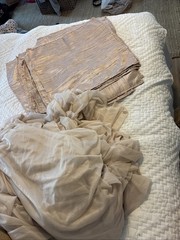 Large Lot Dusty Rose Bridal Party Wedding Silk Napkins and Long Scarves