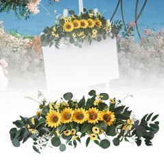 Wedding Arch Flower Artificial Flowers Decoration Welcome Sign