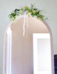 Artificial Flower Swag Floral Hanging Garland Door wreath wall Decoration