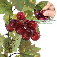 Artificial Grape Vine Leaf Garland Plant with 5 1 Summer Grape Leaf Garland