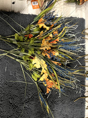 Fall wedding flowers-centerpieces, decorations, birch flower girl basket, etc