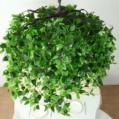46″ Green Artificial Ivy Leaves Hanging Flower Chandelier Party Decorations