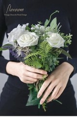 60 Foam Roses Artificial Flowers Wedding Bride Bouquet Home Party Decor