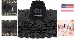 4500 Black Rose Petals for Romantic Weddings & Valentine’s Celebrations