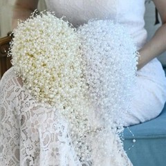 Wedding Handmade Bouquet Handmade Bridal Bouquet Beauty Pearl Flower Party Bouqu