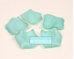300 pcs Mint Silk Petals/Aqua Fabric Petals/Wedding Petals/ Vases Fillers (USA)
