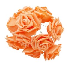 20pcs 7cm Artificial Flowers Foam Rose Fake Bride Bouquet Wedding