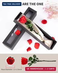 Flowers for Delivery Prime, Preserved Roses Flower Gifts for Women, Real Roses S