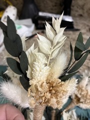 8 Boutonnière For Weedings All Ready To Go Needs Fluffed And Needless