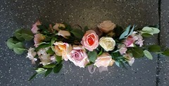 Handmade Silk Wedding Flowers : Roses, Hydrangeas, Eucalyptus, Peonies, Fresia