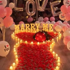 New 10000/100Pcs Artificial Fake Rose Petals Colorful Simulation Silk Rose Petal